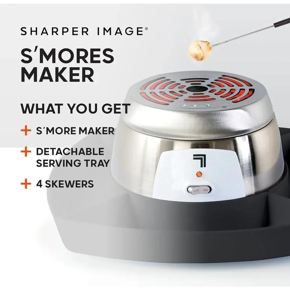 NEW! Sharper Image Electric Tabletop S’mores Maker - New In Box